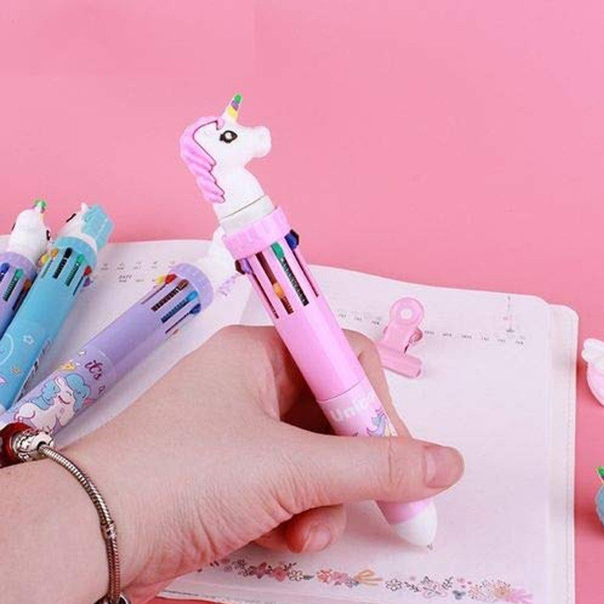 Cute Unicorn Pen & Stationery Combo – Perfect for Kids & Gifts