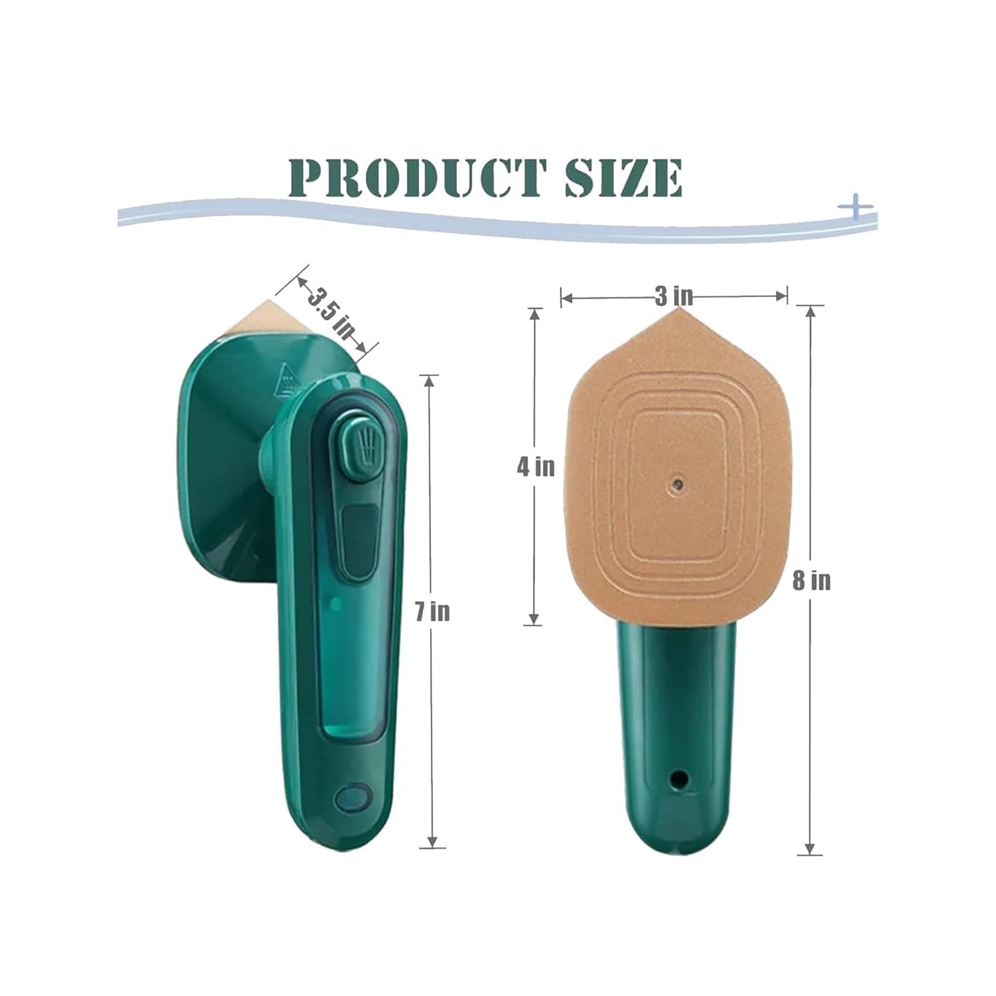 creatives Mini Portable Steam Iron | Mini Ironing Machine for Clothes | Supports Dry and Wet Ironing | Garment Steamer for Home & Travel - Perfect for Gifting,