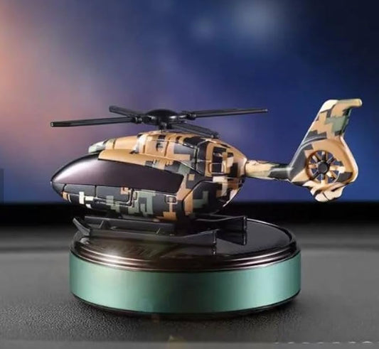 ARMY HELICOPTER" Solar Perfume,Aroma Diffuser, Air Freshner For Car Dashboard, Home, Office, Air Purifier (Pack of 1)