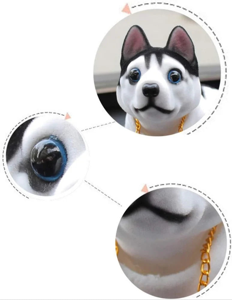 Car Dashboard Shaking Head Dog Car Dashboard Dog Moving Head Dog Bobblehead Dog
