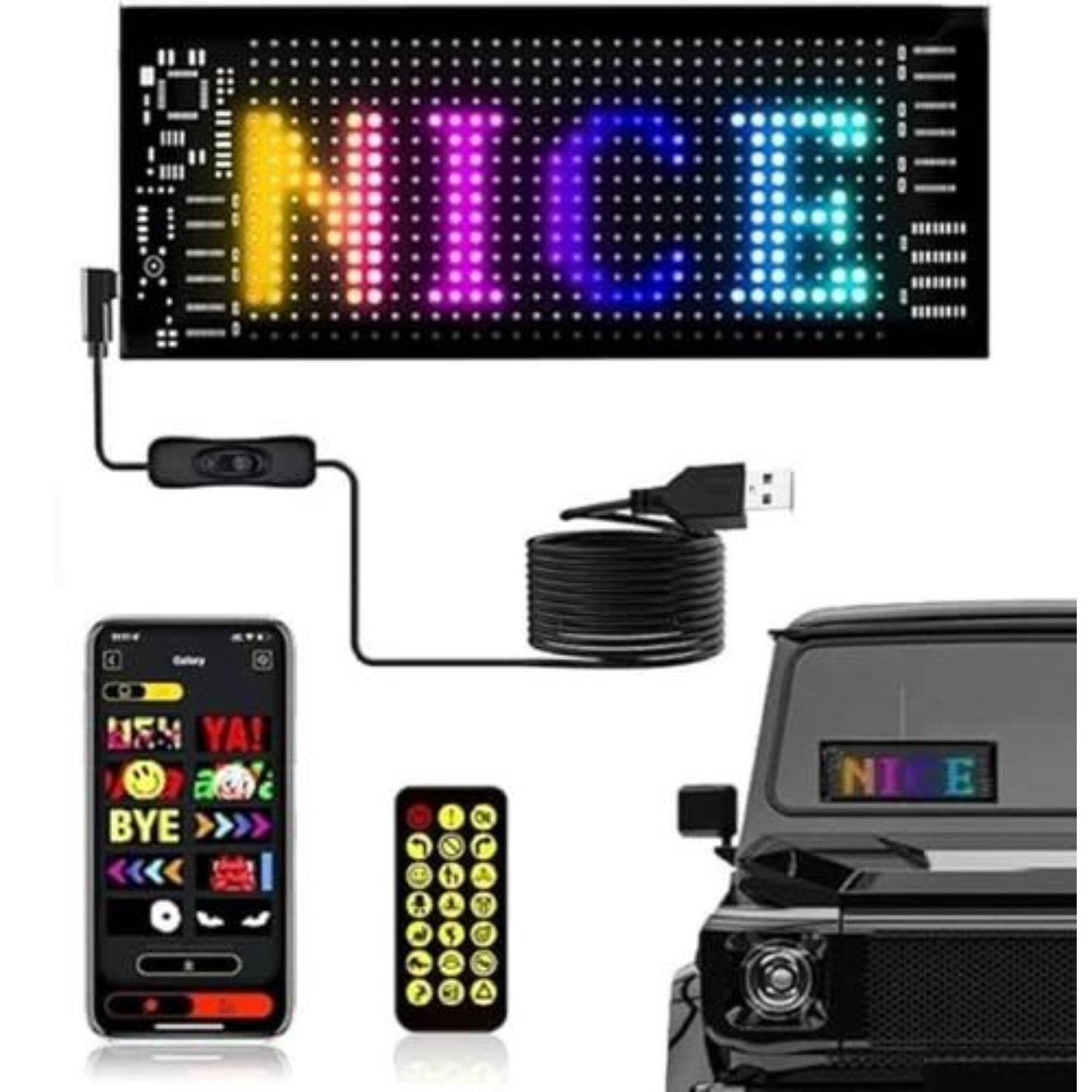 Car Led Matrix Panel 6mm