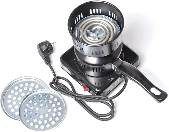 Multipurpose Charcoal Burner,Electric Hookah Coal Burners for Shisha Incl Overheat Protection,Smart Heat Control,220V
