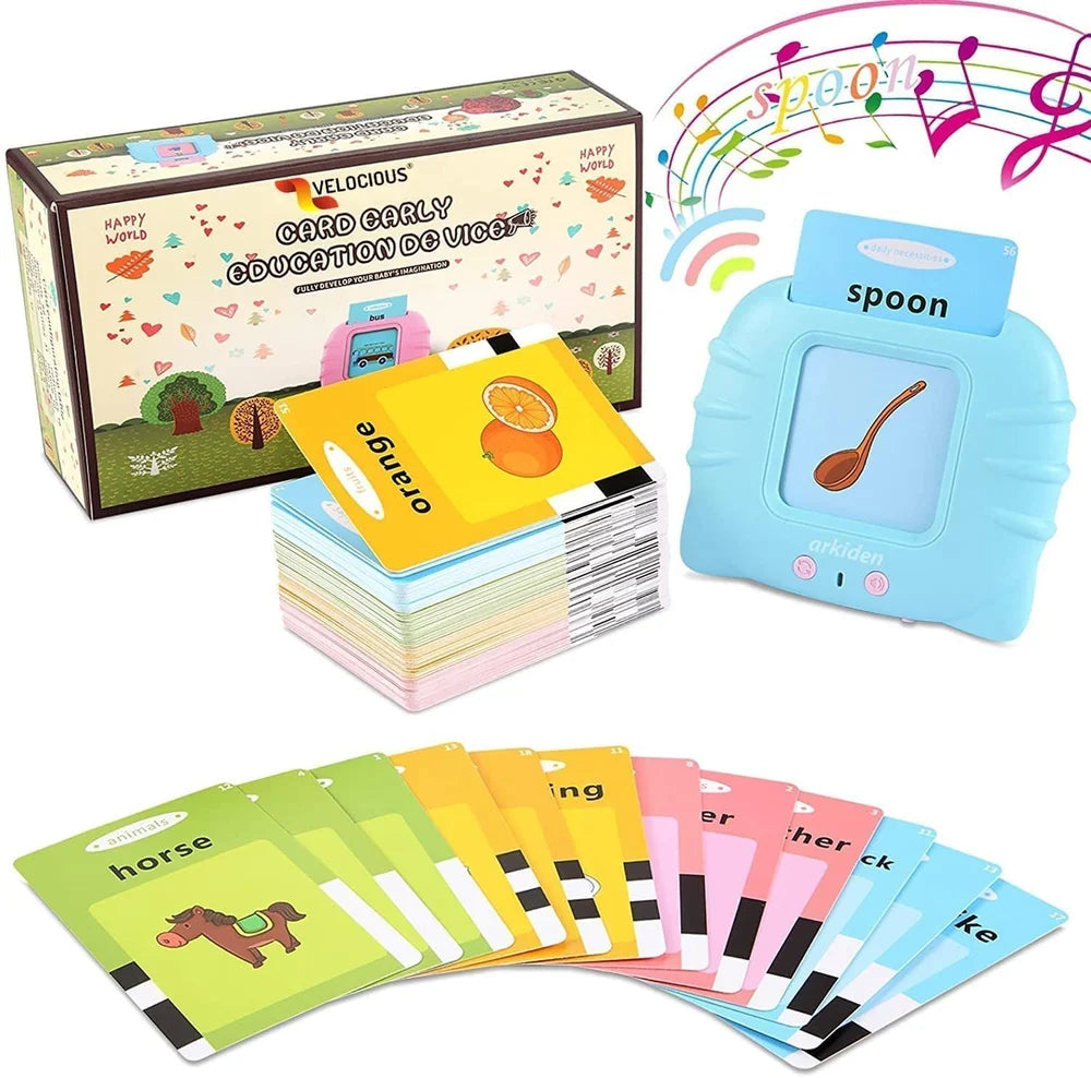 English Plastic Talking Flash Cards