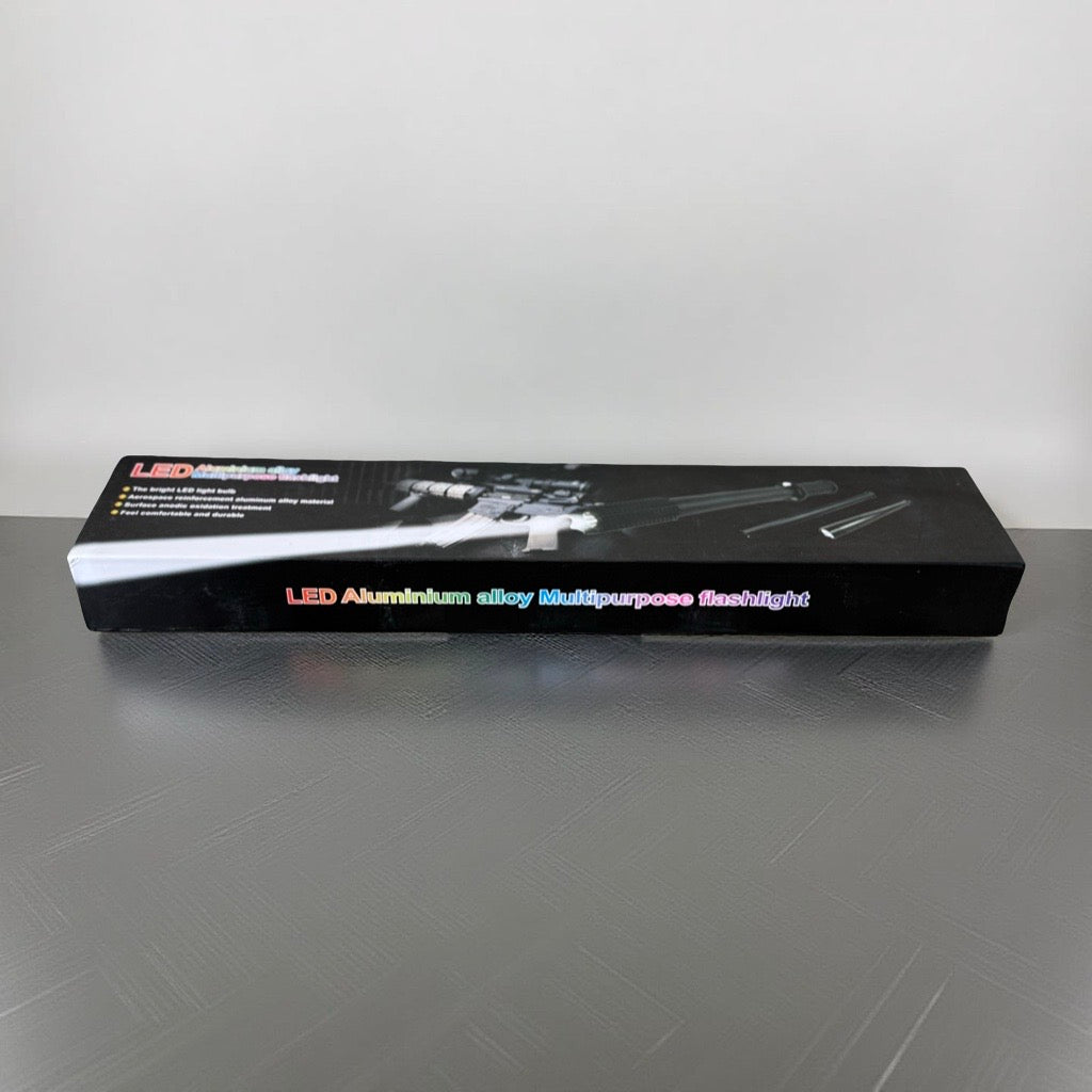 HP-DANDA LED flashlight baton, designed with features for both illumination and potential self-defense