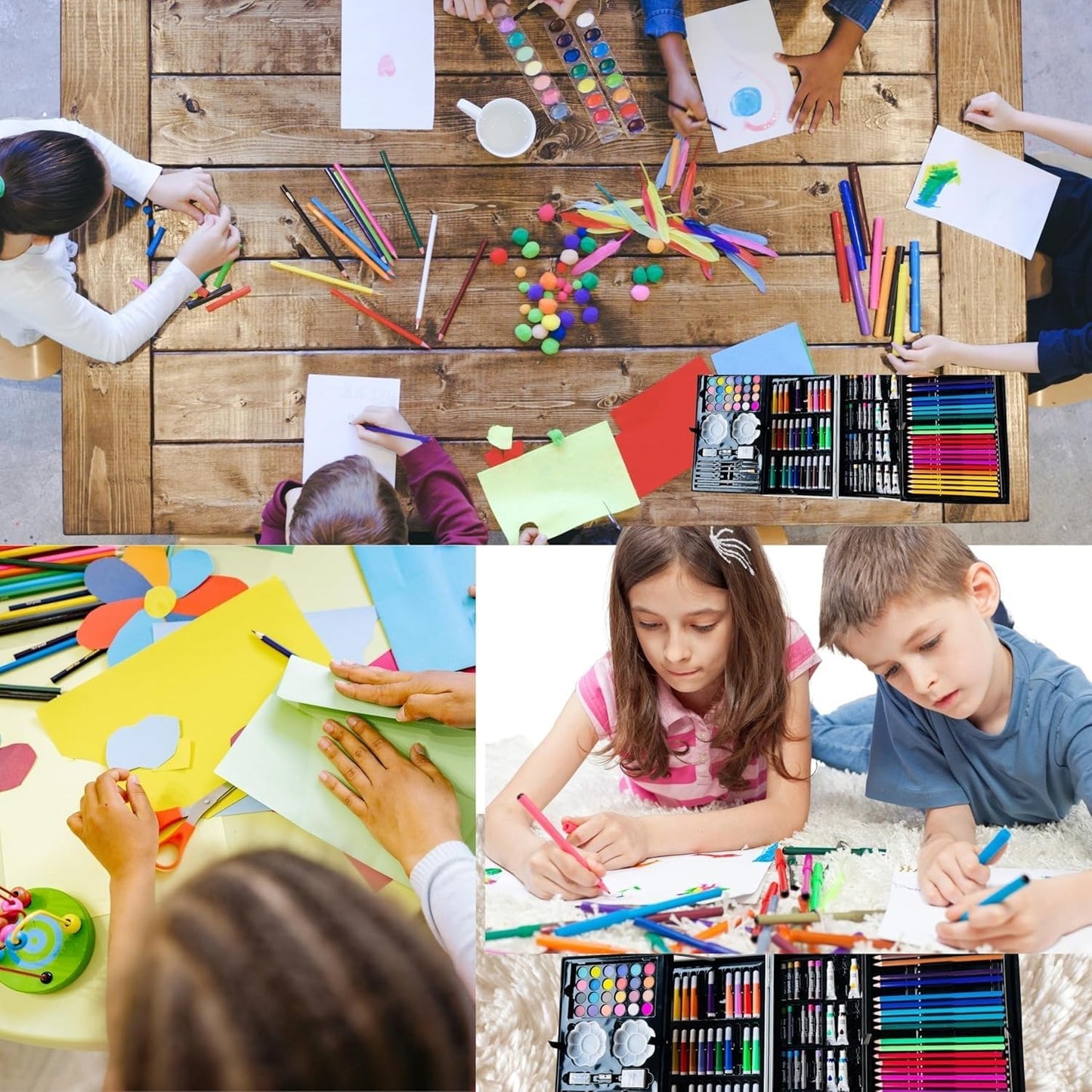 Unicorn Drawing Kit – Magical Art Set for Kids & Adults with Colour Pencils, Oil Pastels, Paint Brushes & Accessories – Ideal Gift for Creative Minds