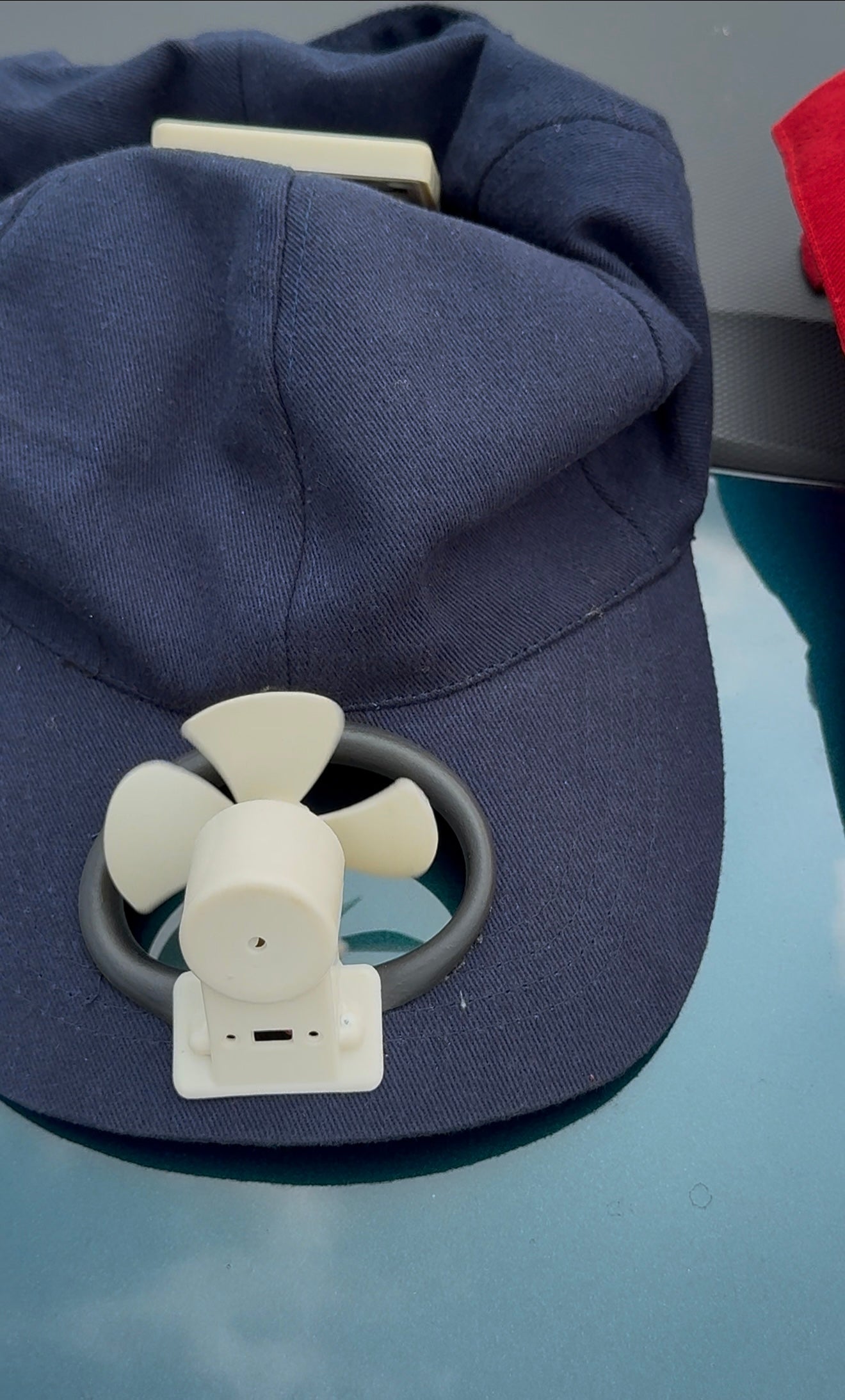 Solar Sun Power Hat Cap Cooling Fan