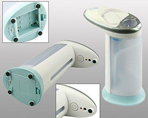 Soap Magic Automatic Soap Dispenser Touch less counter-top liquid soap dispenser waterproof base for Kitchen and Bathrooms regular soap, lotion or Sanitizer w/Light up and Chime