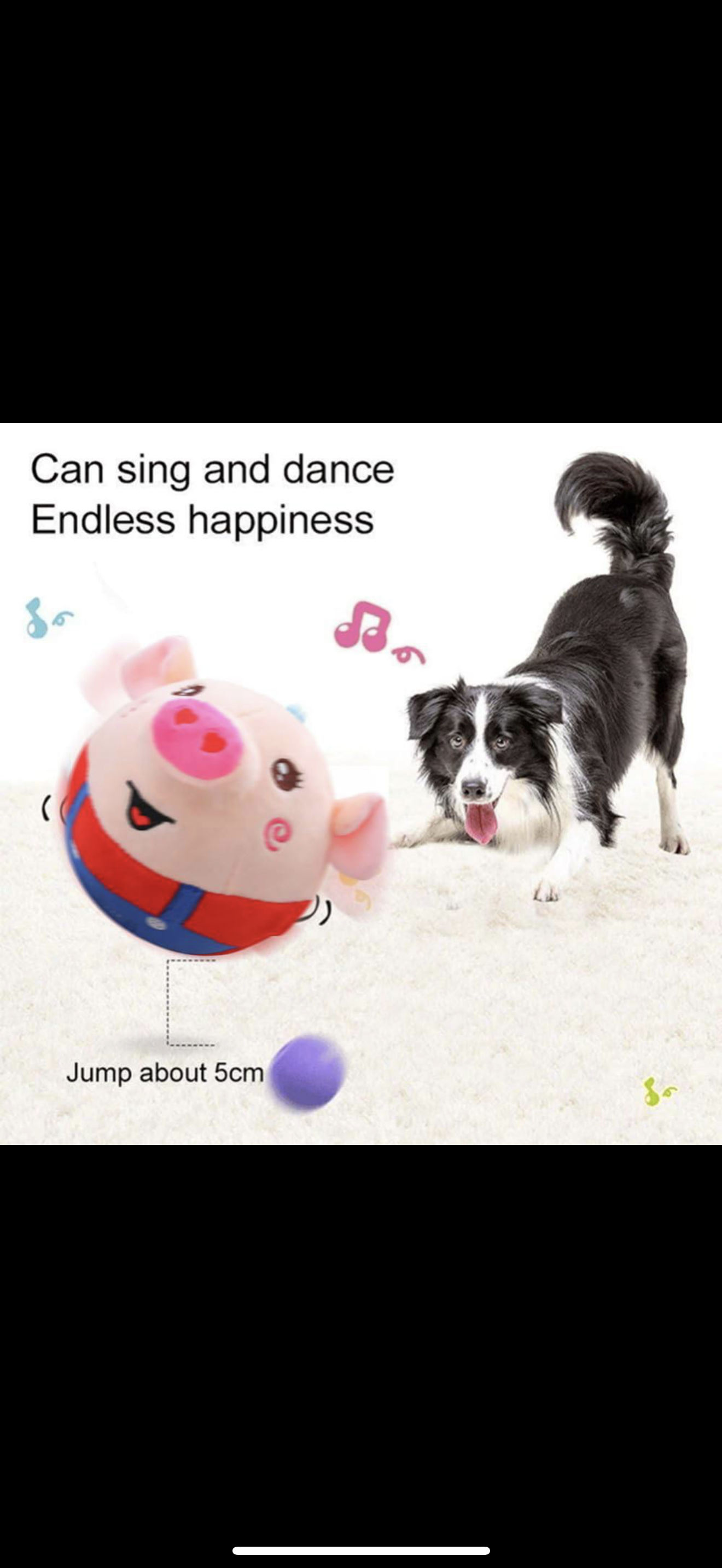 Active Moving Pet Plush Toy Interactive Dog Toys Talking Shake Bounce Boredom Toys Jumping Pig Toy For Dog Washable Cartoon Pig Plush Moving Dog Ball For Pets Cats Small And Medium Dogs