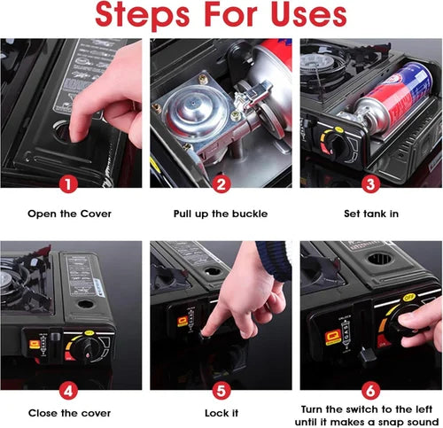 Portable Camping Stove - Single Burner Gas Stove