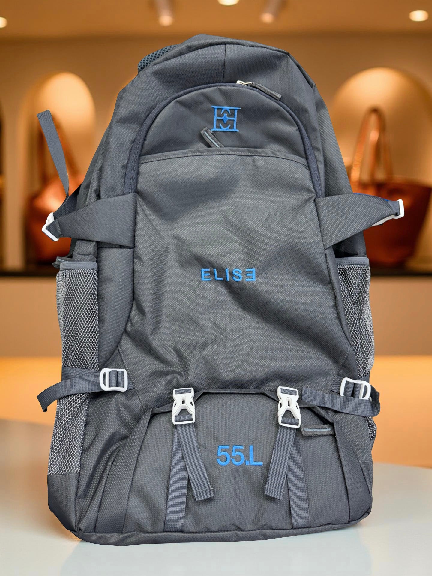Elise 55L Premium Trekking Backpack – Durable, Spacious & Adventure-Ready