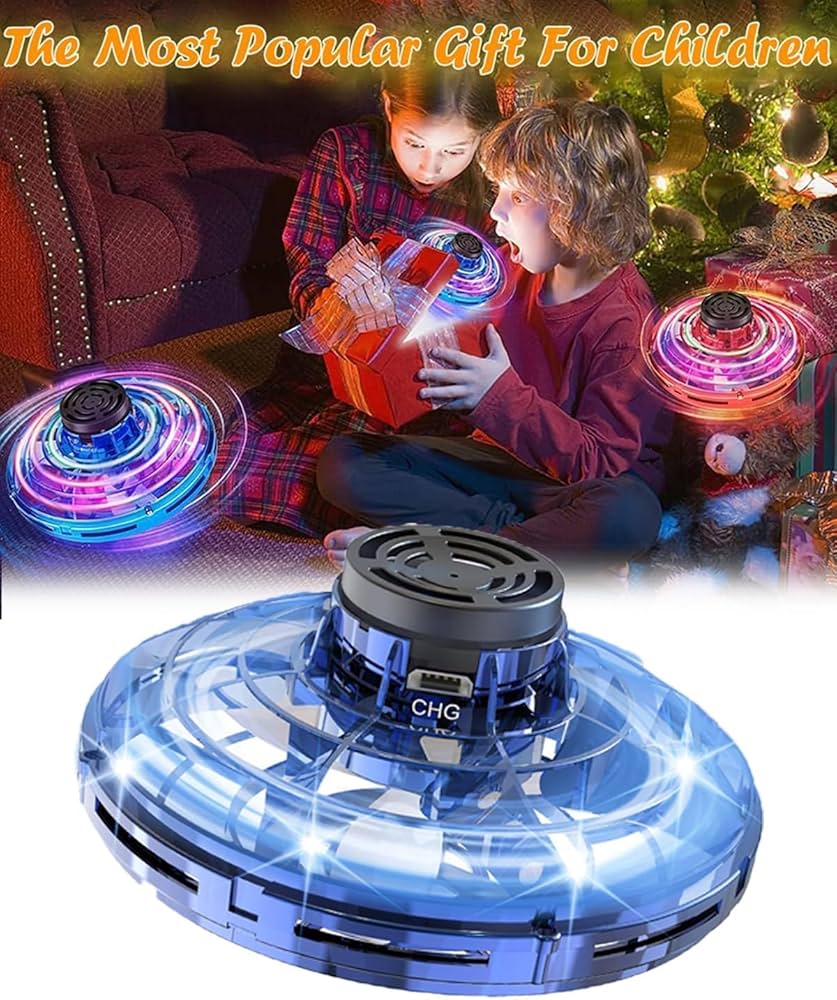 Hand Spinner | Magical Spinner, Flying Ball, Fidget Spinner Toy Hand Controlled Boomerang Hover UFO Flying Spinner, Gyro Flying Spinner Cool Toys Stress Relief Toy