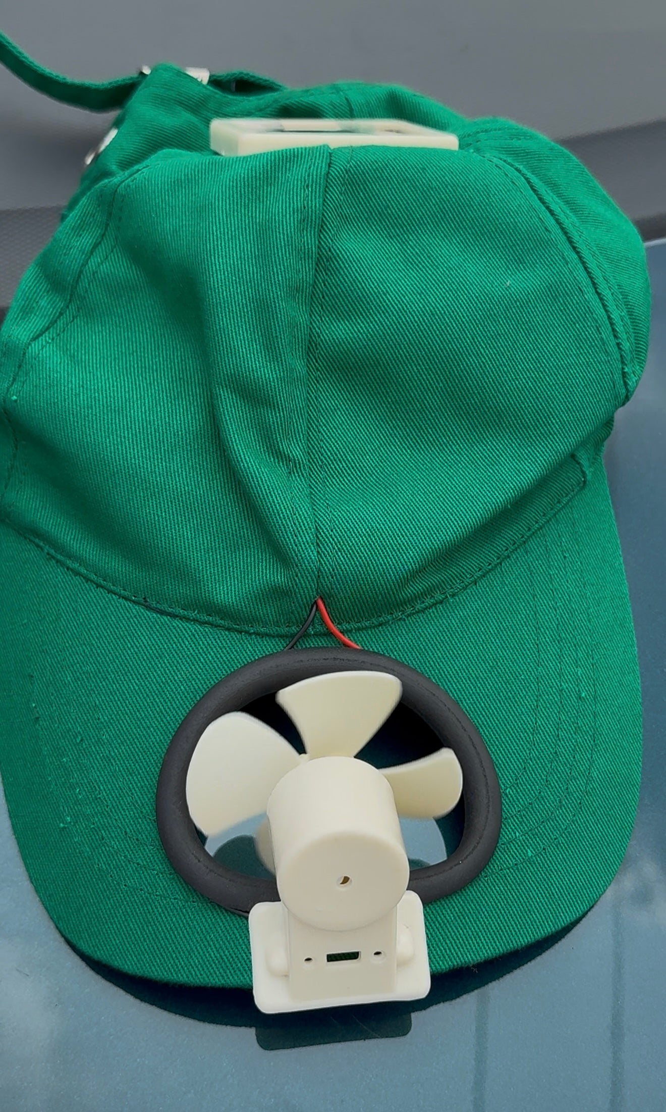 Solar Sun Power Hat Cap Cooling Fan