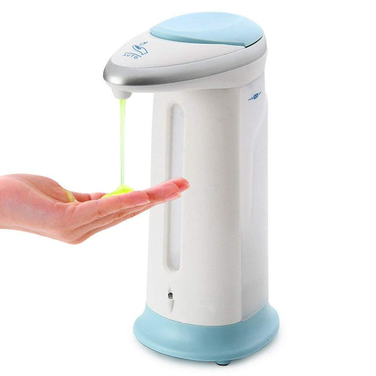 Soap Magic Automatic Soap Dispenser Touch less counter-top liquid soap dispenser waterproof base for Kitchen and Bathrooms regular soap, lotion or Sanitizer w/Light up and Chime