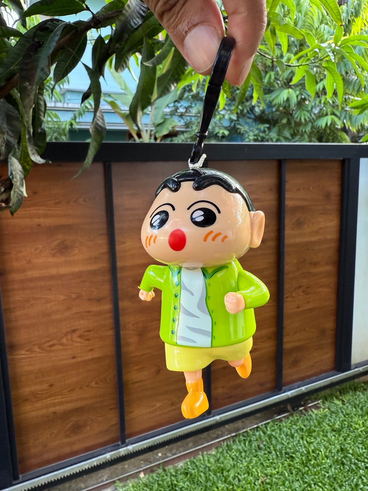 Shinichan Race-Ready Pull String Keychain