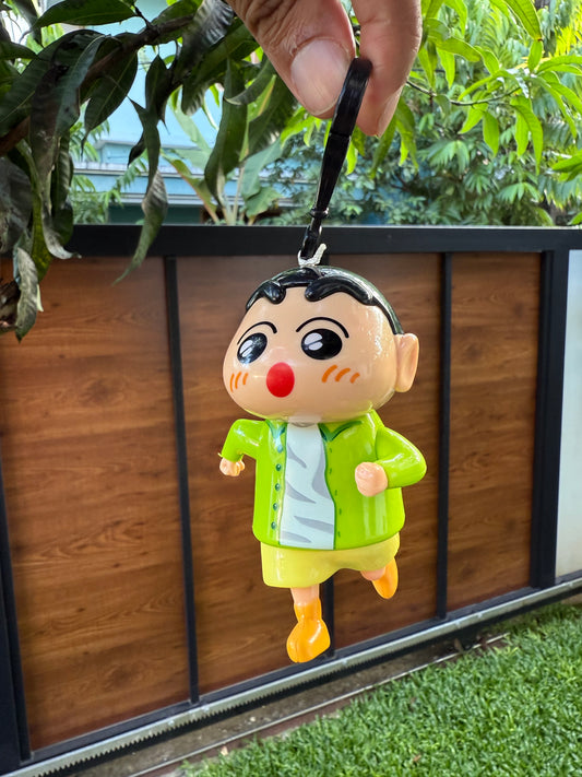 Shinichan Race-Ready Pull String Keychain