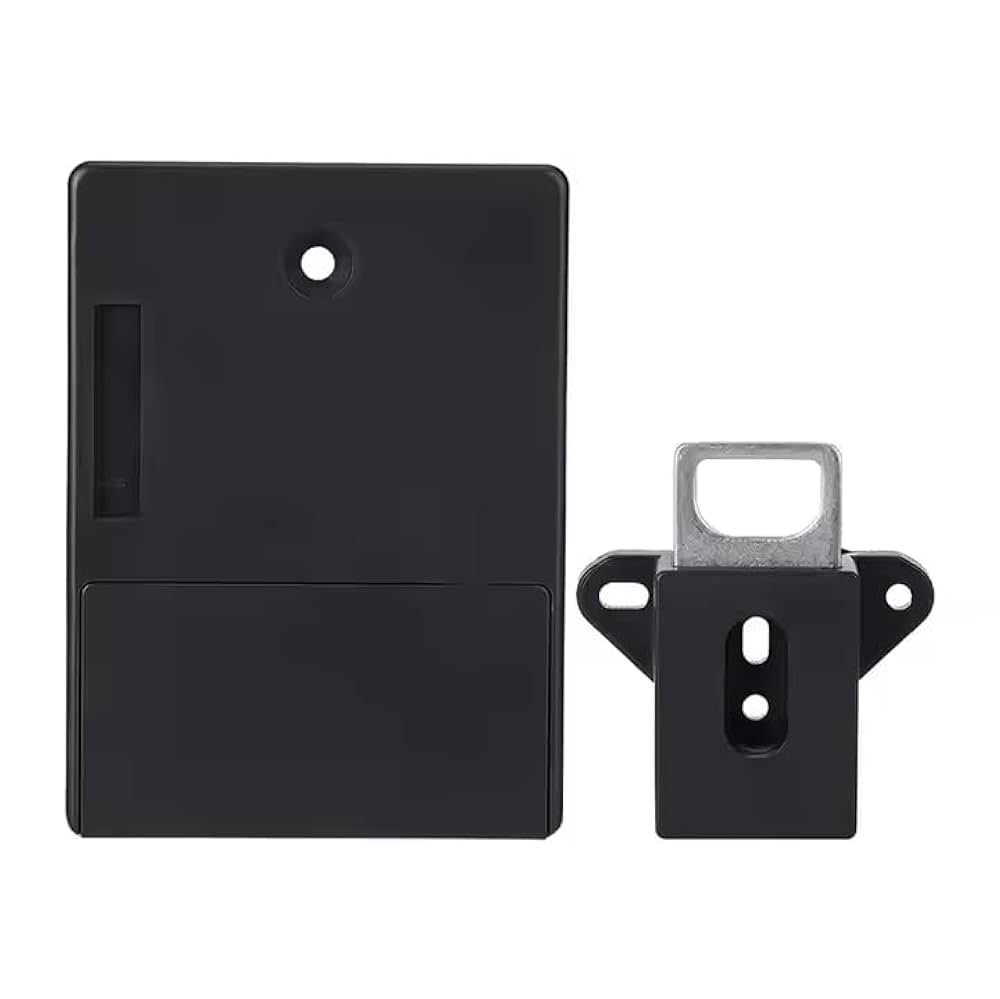 Intelligent Electronic Locks Invisible Sensor Cabinet Padlock Safety Protection Unlock Drawer Door Home Hardware, Smart Cabinet Lock, Electronic RFID Card Opening for Wardrobe