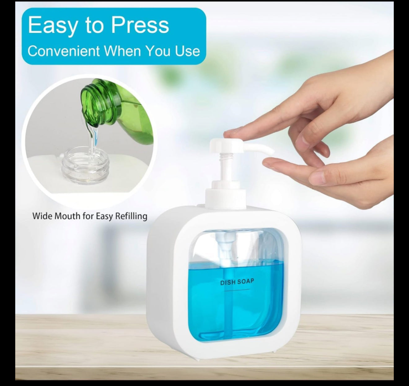 SQUARE LIQUID DISPENSER