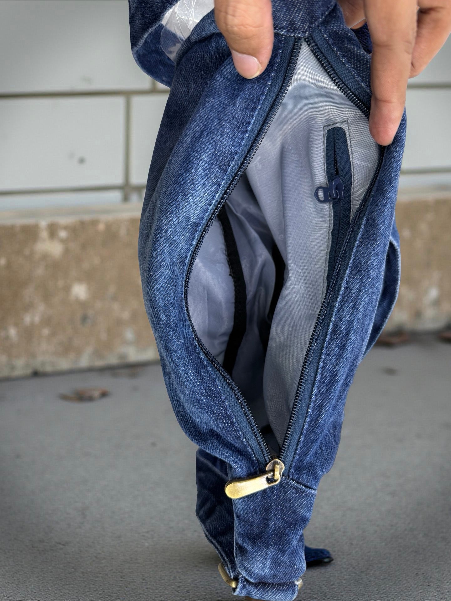 Denim sling