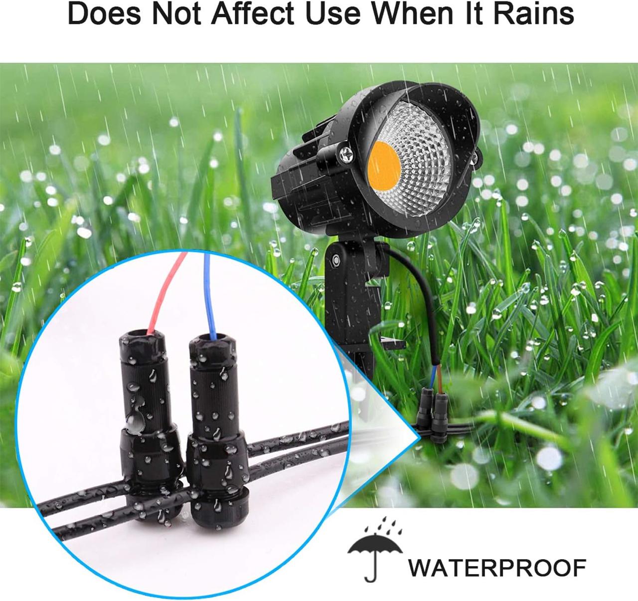 Low Voltage Landscape Lighting Cable Connector - 12-20 Gauge Wire Connectors for Landscape Lighting Path Lights pack of 5