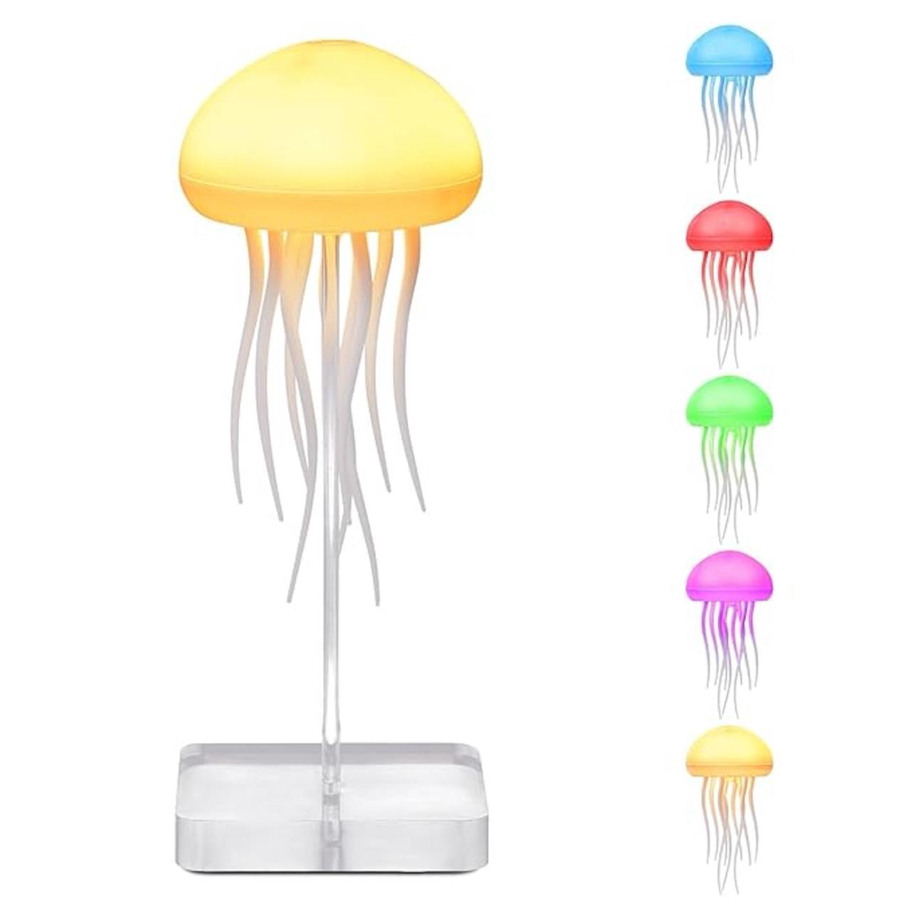 Jellyfish Lamp | Jellyfish Lamp with Dancing Legs | RGB Gradient Jellyfish Bedside Lamp