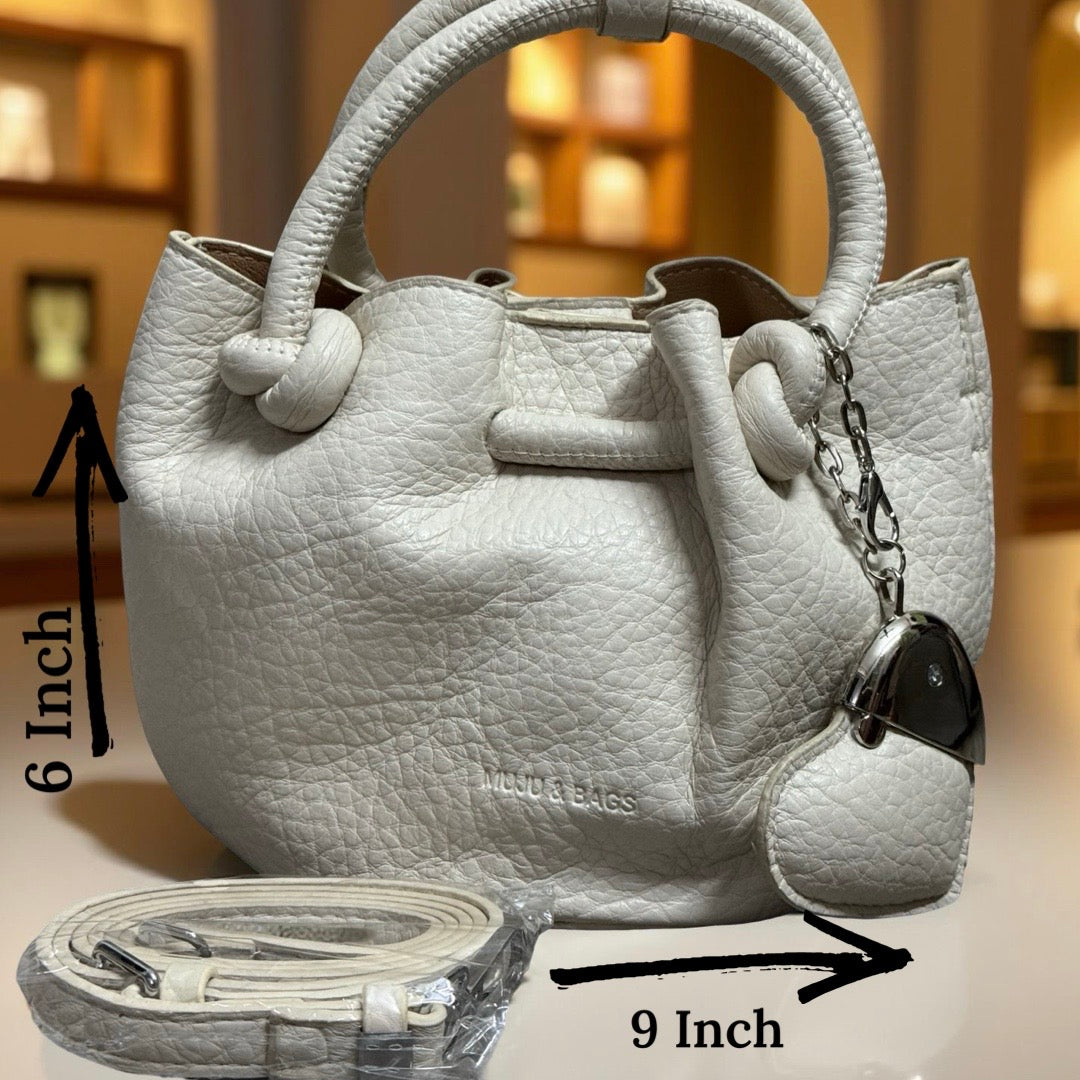 Premium Imported Leather Sling Bag with Removable Mini Purse