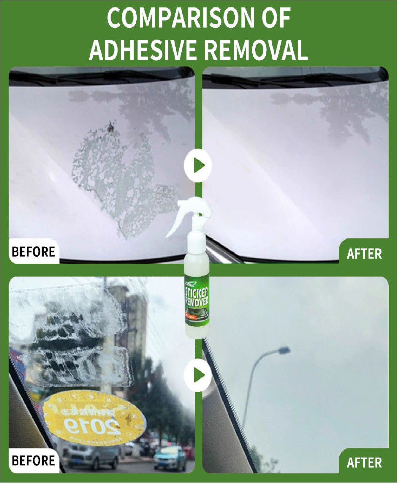 ar Sticker Cleaner & Wash Adhesive Remover Sprays Liquid for Easy Removal of Car Stickers