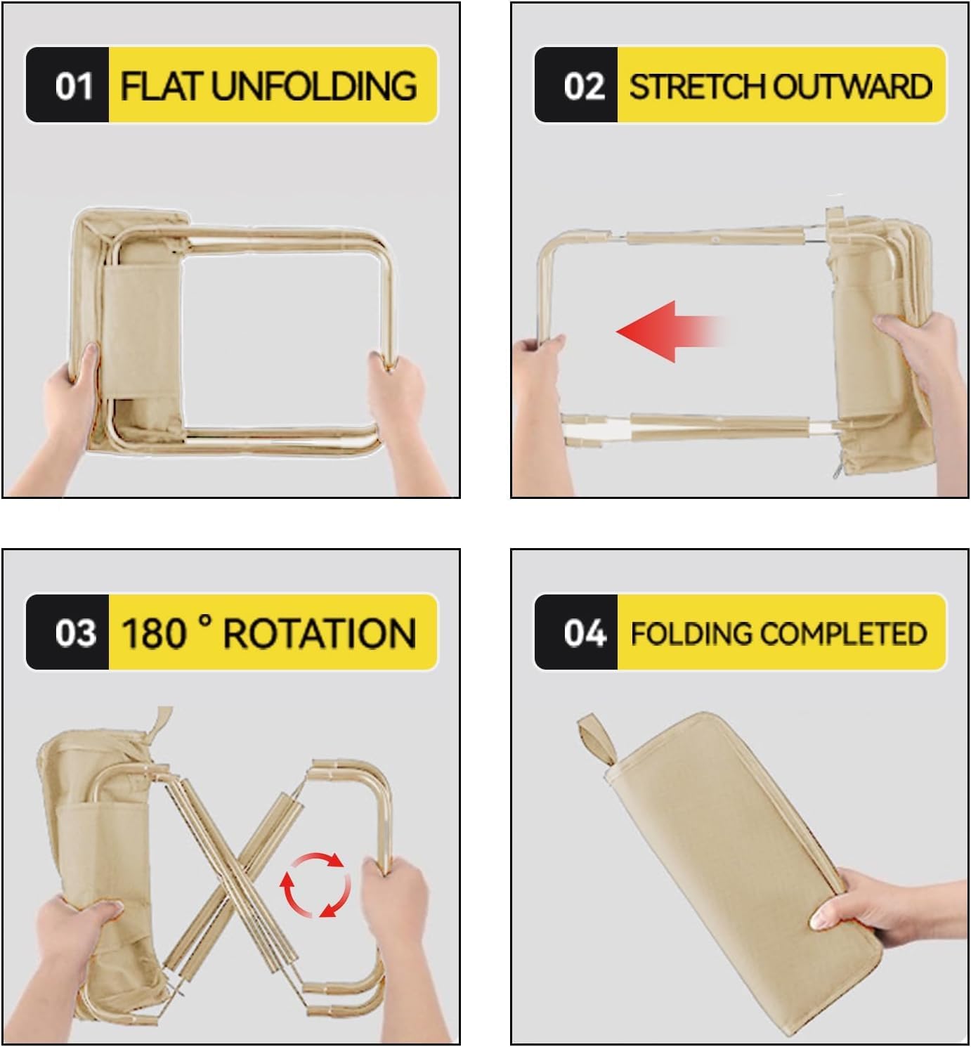 Foldable Camping Stool ! Portable Folding Stool ! Foldable Chair Camping Chair !