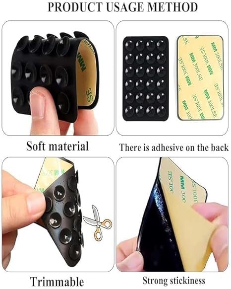 Phone Holder Silicone Suction Phone Case | Hands-Free Anti-Slip Fidget Toy for Mobile | Mirror/Shower/Phone Holder for Videos & Selfies