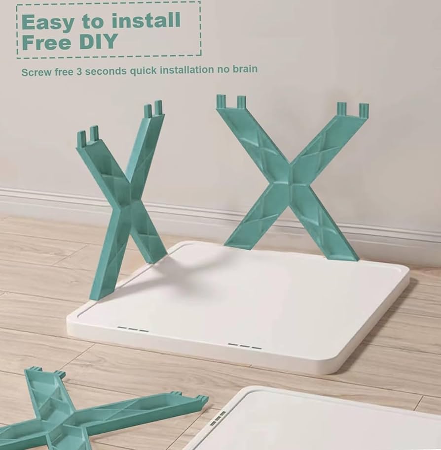 Multipurpose Shoe Rack for Home Plastic, Adjustable Stand Organizer Stackable Storage Bedroom Entryway Shelf Footwear Collapsible Corner Tower Shoes and Book Slots Rack (8 Layer Shoe Rack)