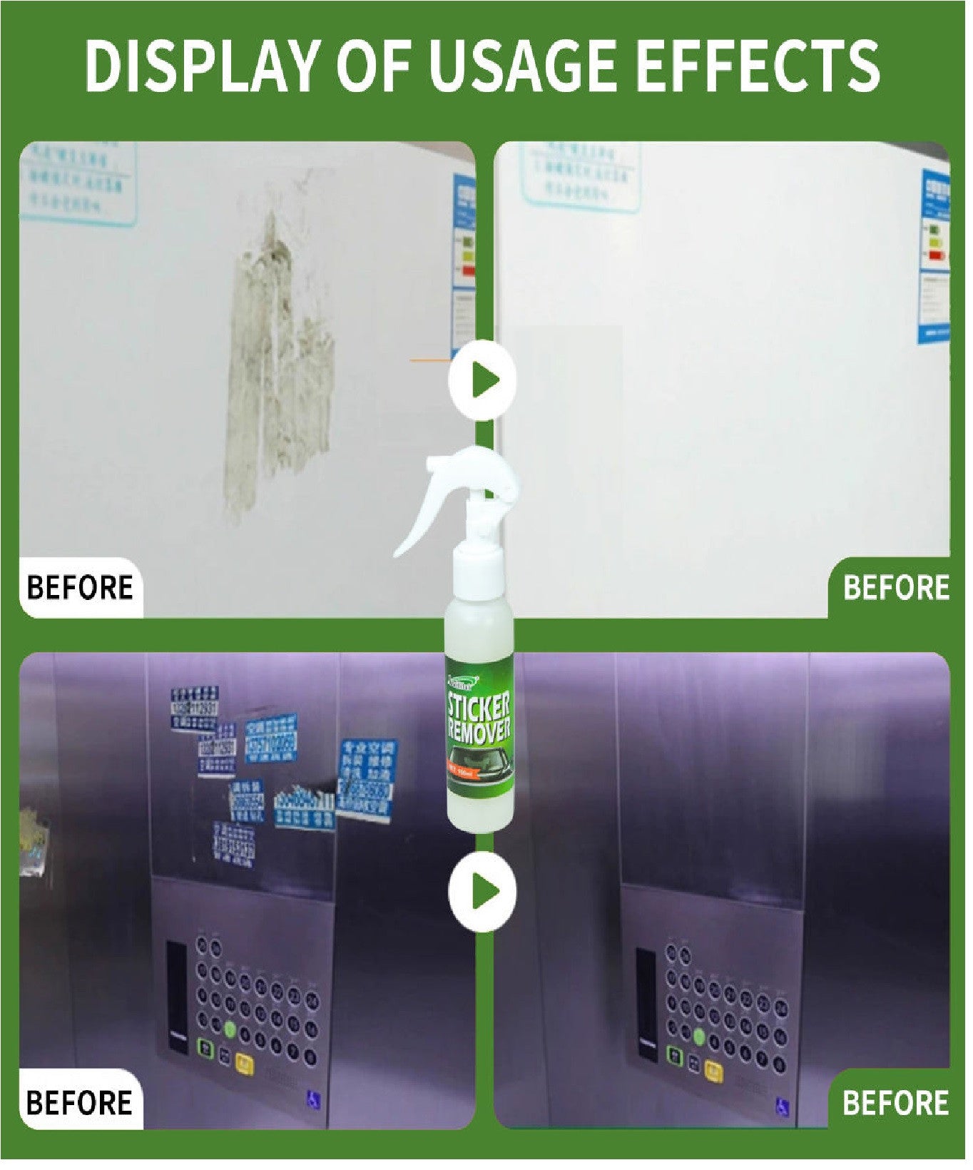 ar Sticker Cleaner & Wash Adhesive Remover Sprays Liquid for Easy Removal of Car Stickers