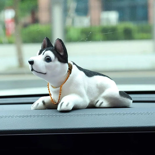Car Dashboard Shaking Head Dog Car Dashboard Dog Moving Head Dog Bobblehead Dog