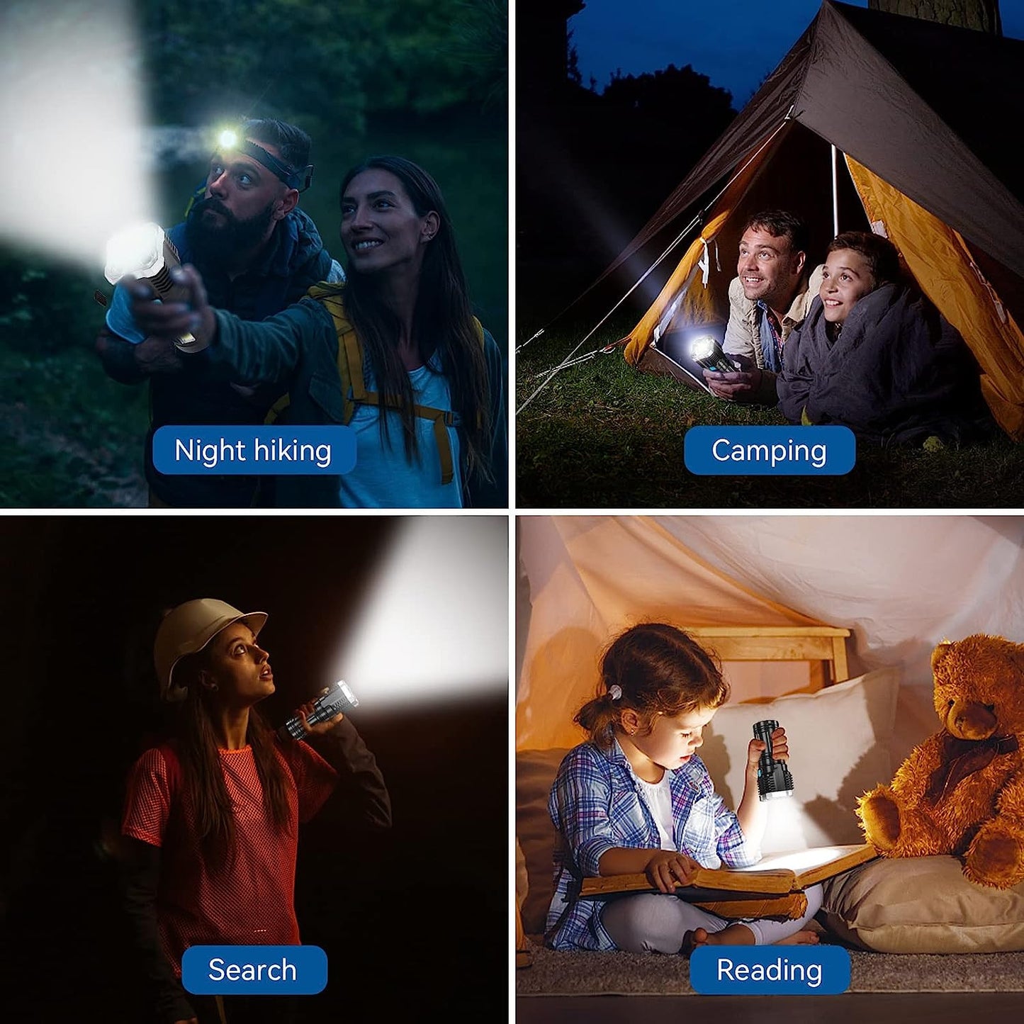 4 Core Super Bright Flashlight