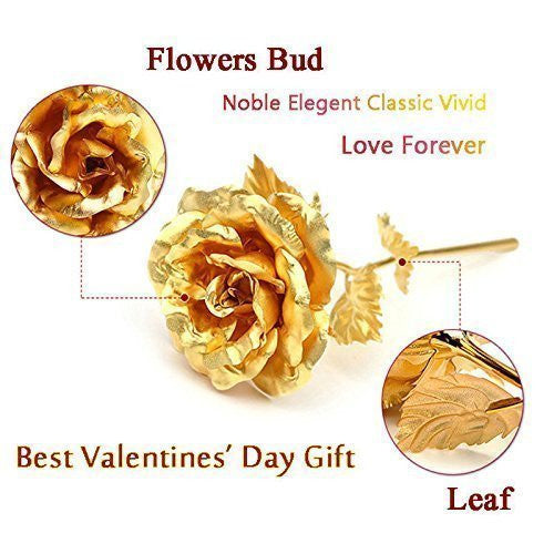 Golden Rose for your Valentine