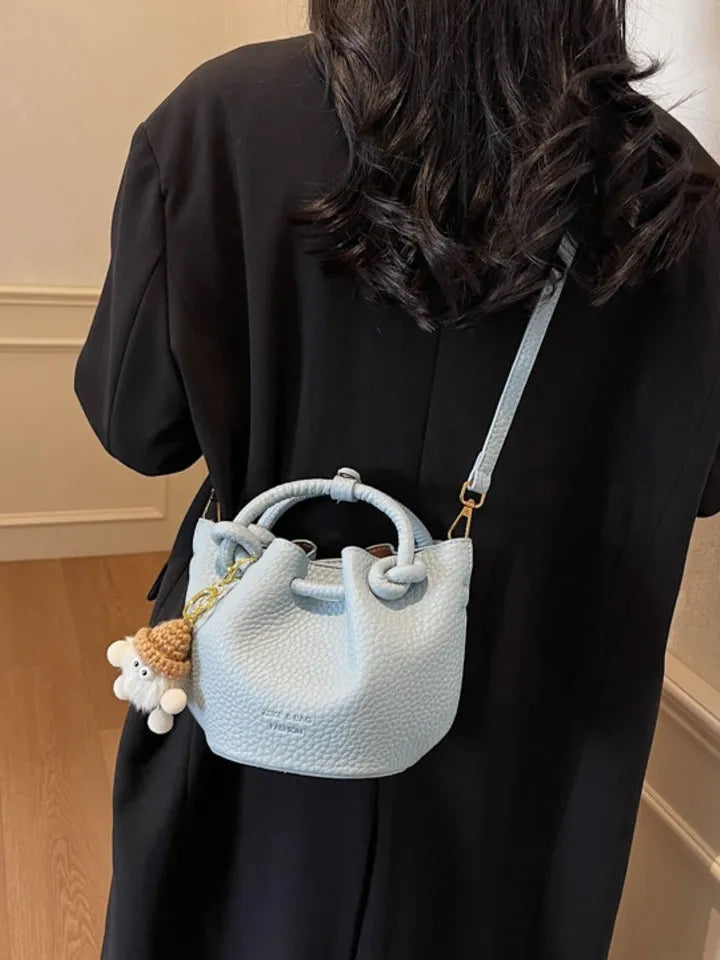 Premium Imported Leather Sling Bag with Removable Mini Purse