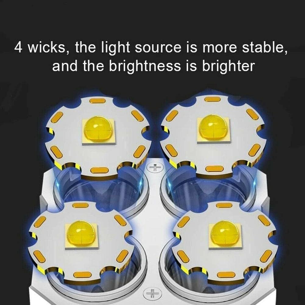 4 Core Super Bright Flashlight