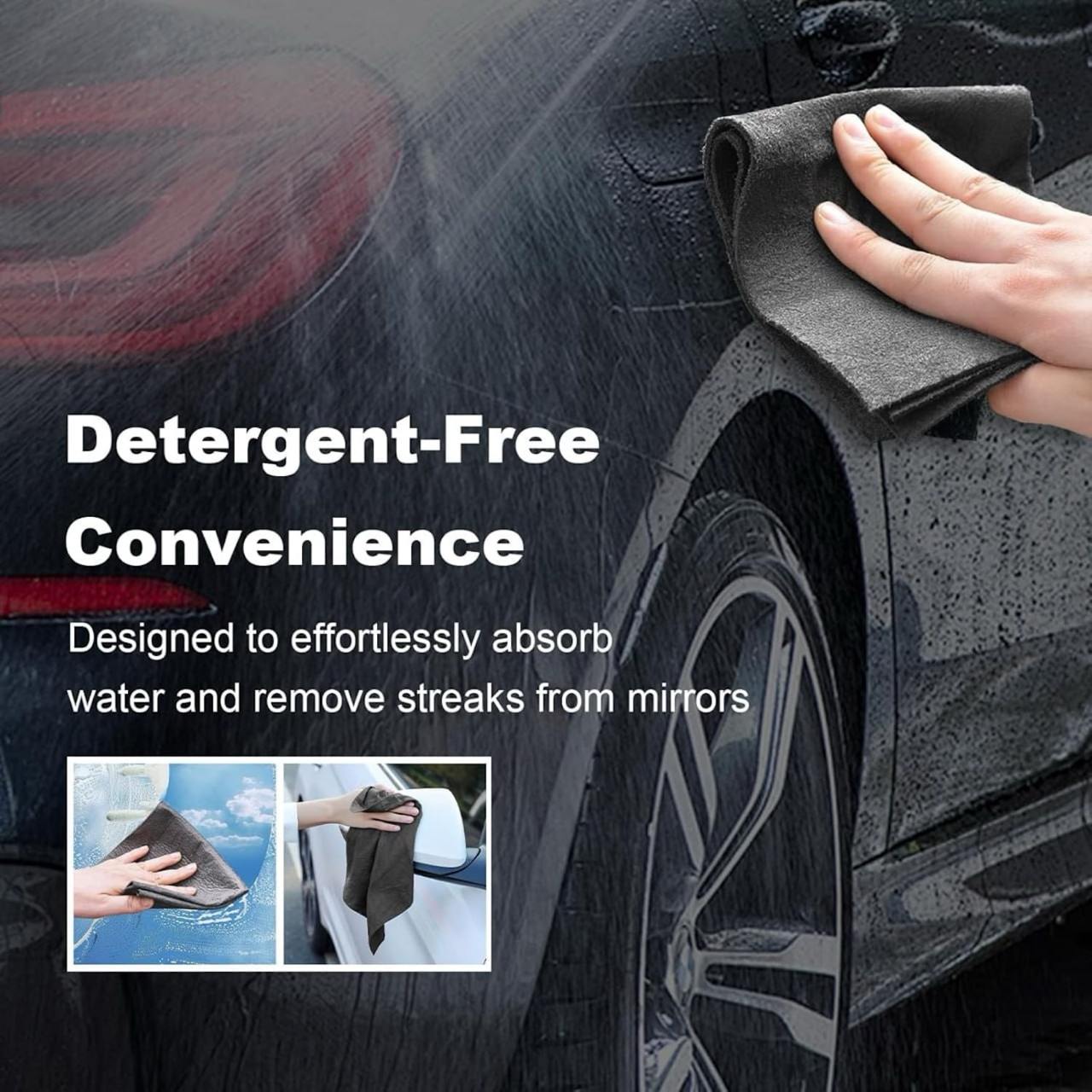 Magic Cleaning Cloth – Reusable Microfiber Cloths (30x30cm), Lint-Free & Streak-Free Miracle Cleaning Towels for Dusting, Drying, Kitchen, Glass & Tea Towels (Pack of 3)