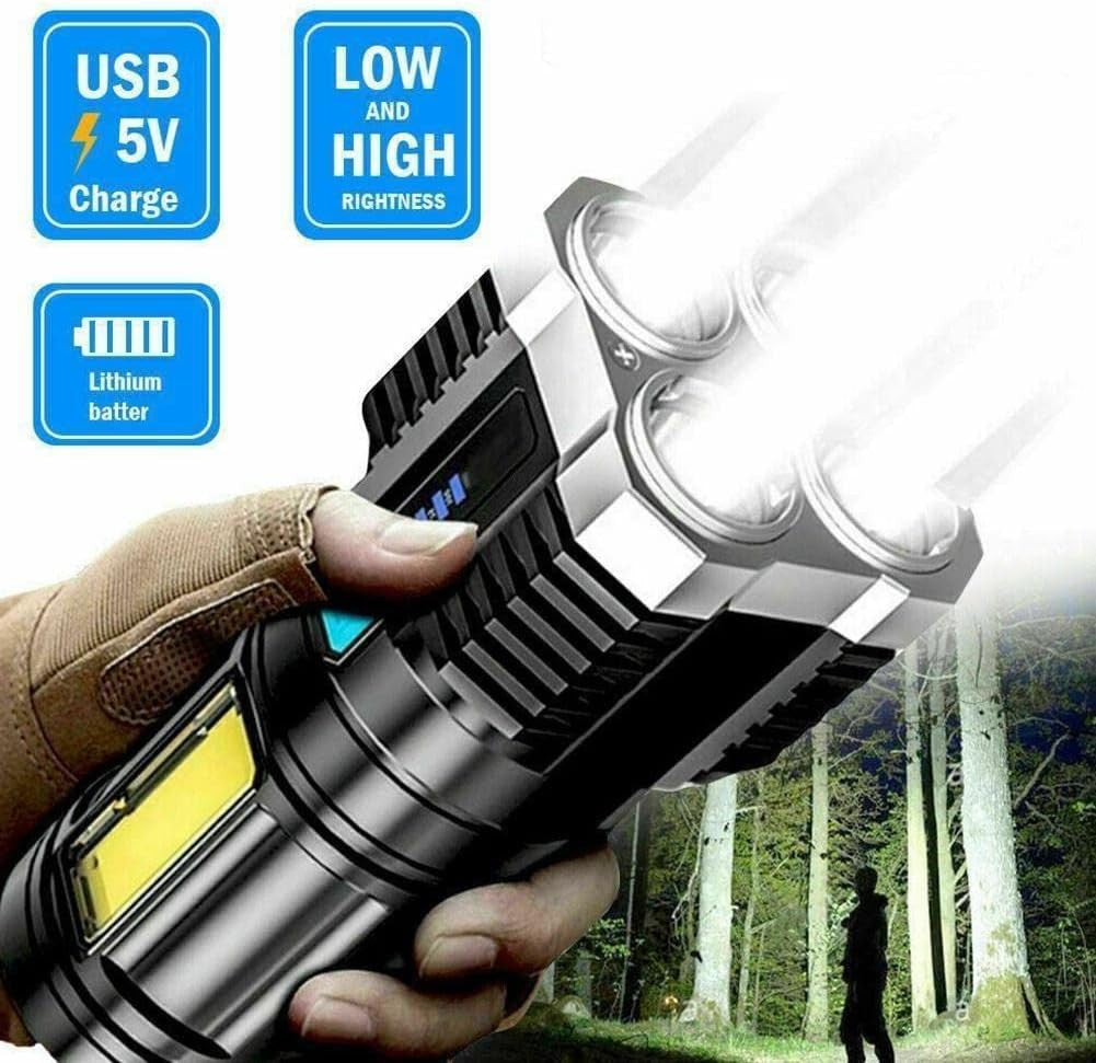 4 Core Super Bright Flashlight