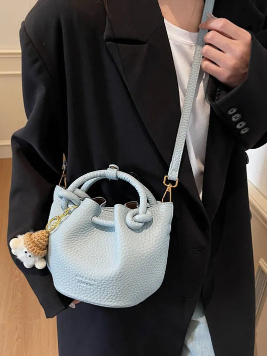 Premium Imported Leather Sling Bag with Removable Mini Purse