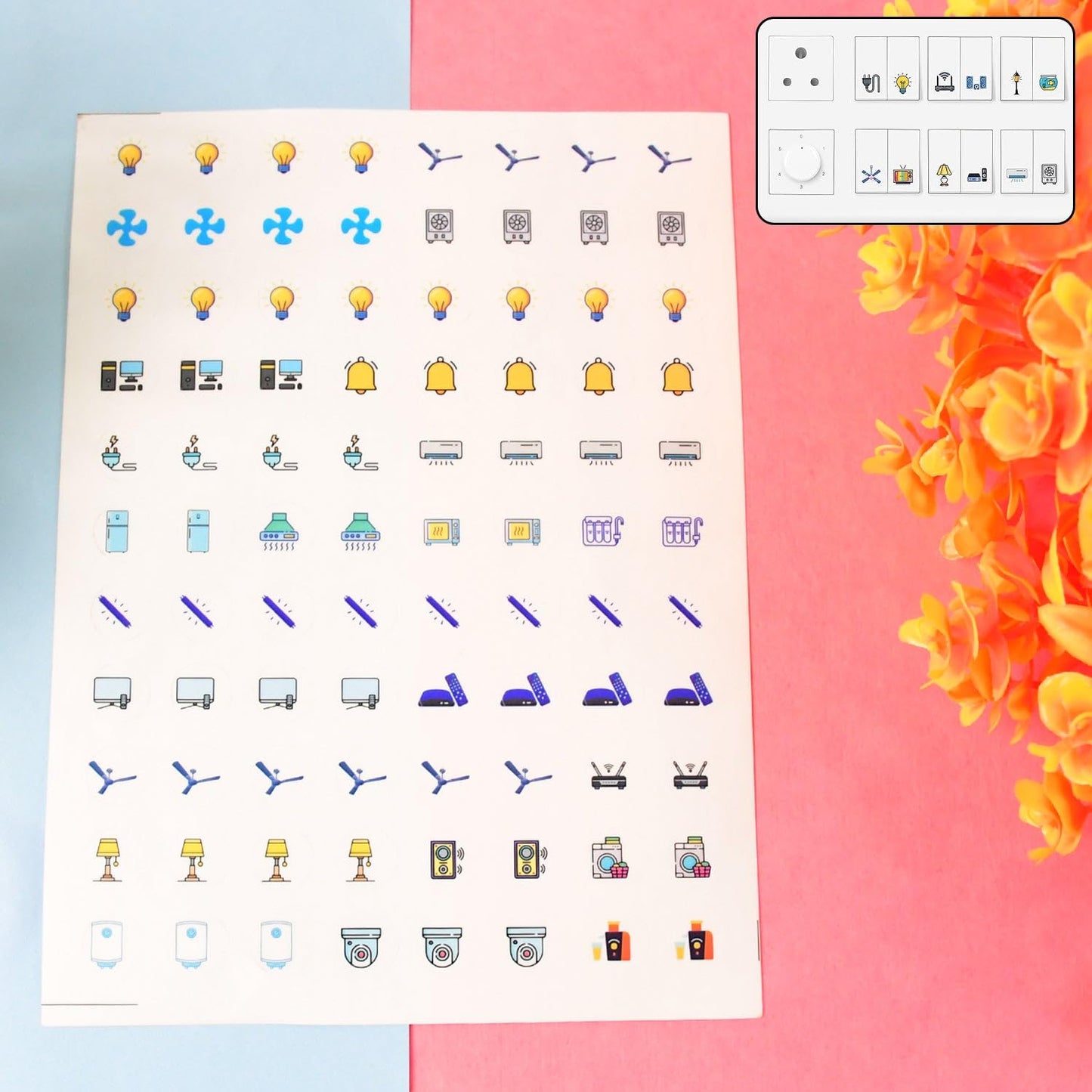 Smart Switch Icon Sticker Sheet