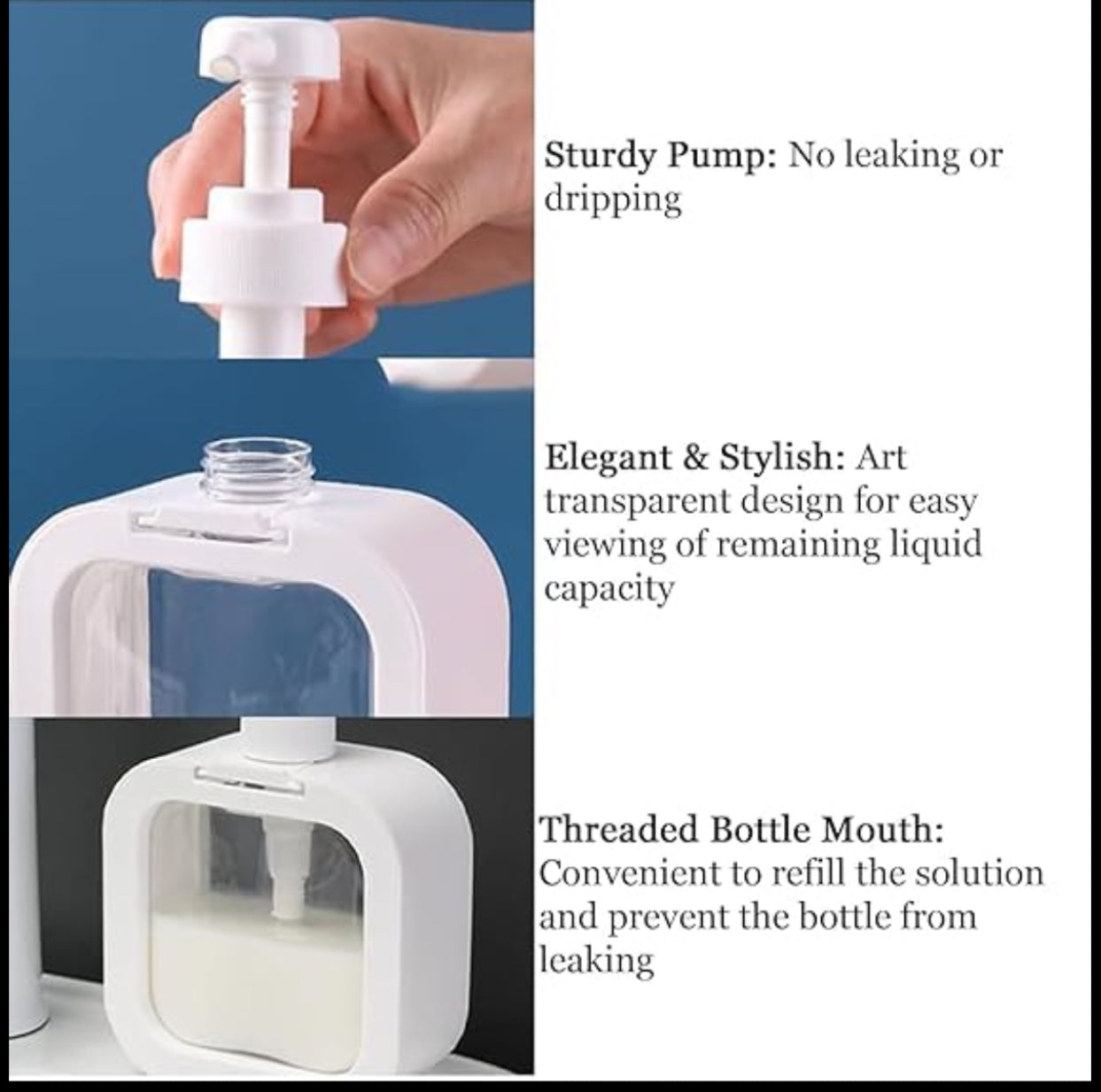 SQUARE LIQUID DISPENSER