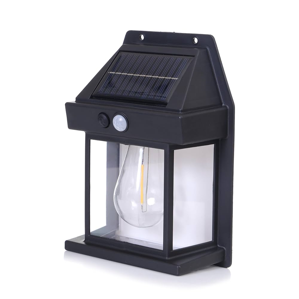 Solar Interaction Wall Lamp | Automatic On/Off Outdoor Light with Motion Sensor | 1200mAh Battery, 120° Sensor, 600LM Brightness | Modern Luxury Design for Villas & Courtyards (1)