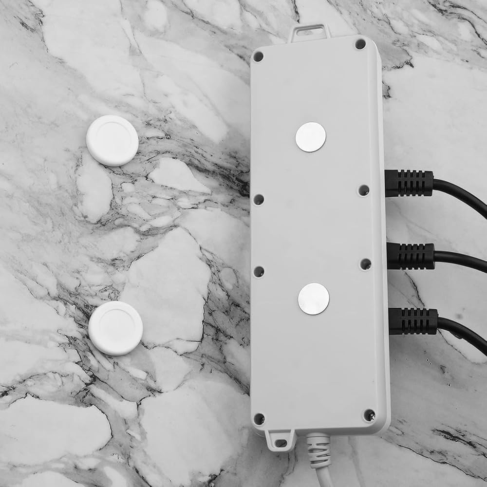 4Pcs Magnetic Remote Control Holder Wall Mount, Hole Free TV Remote Holder Self-Adhesive, Remote Control Holder Organizers for Tv Backside As Well As Fan and Air Conditioner