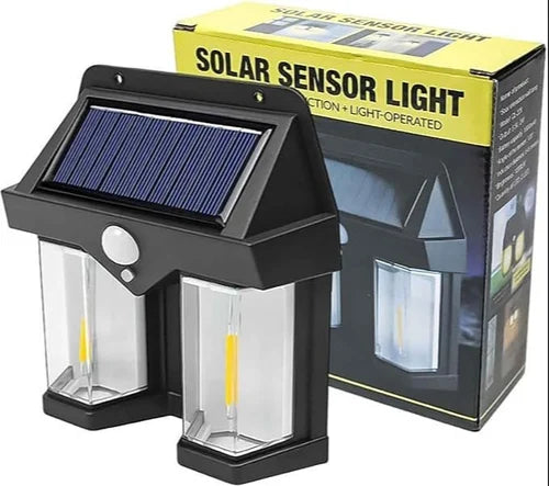 Solar Sensor Light, Motion Light-Operated, Outdoor Waterproof Wall Lamp