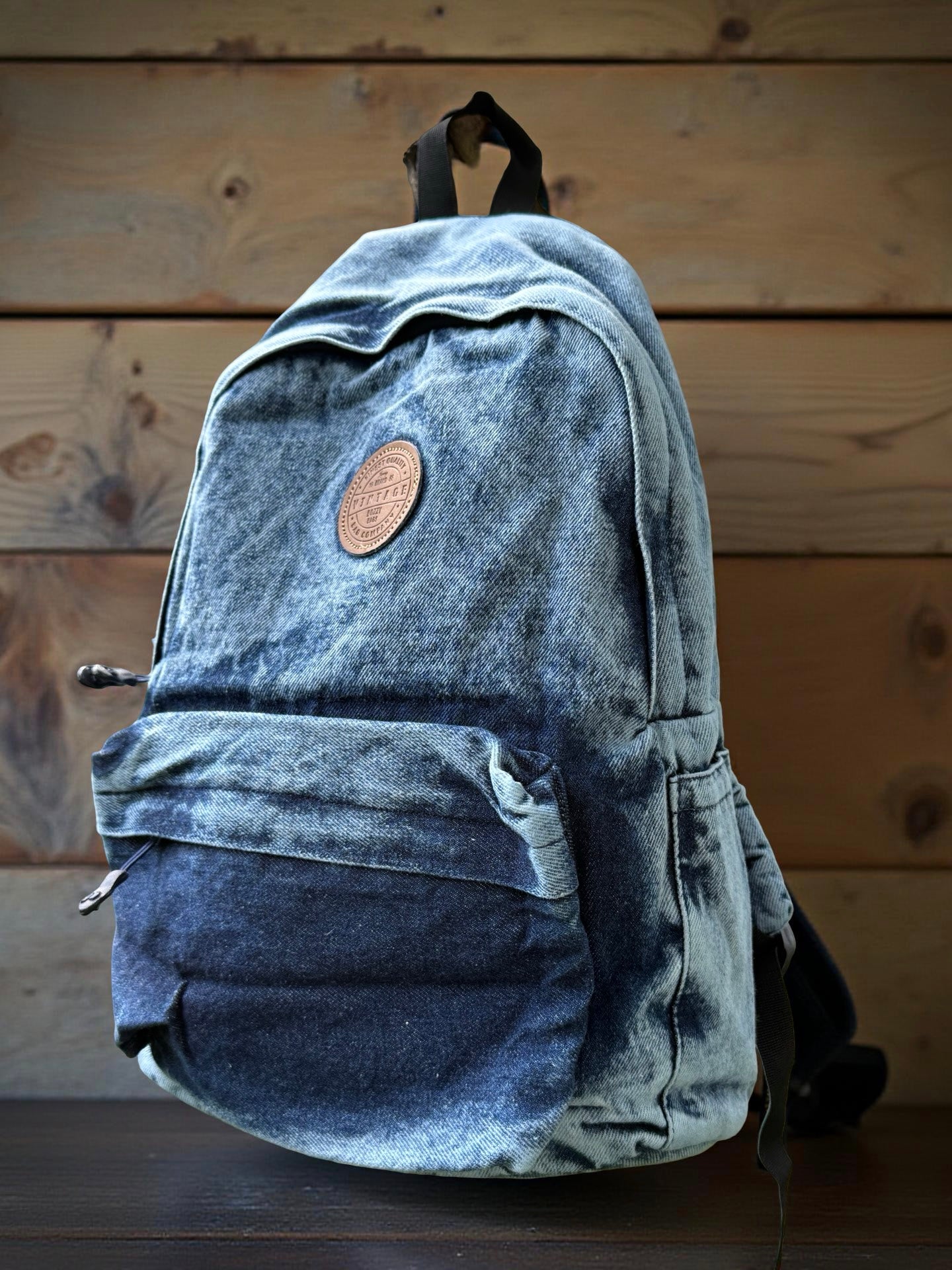 Denim Backpack