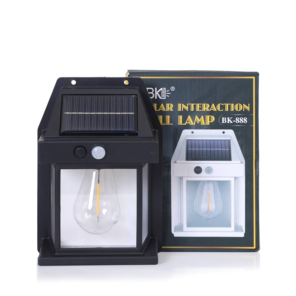 Solar Interaction Wall Lamp | Automatic On/Off Outdoor Light with Motion Sensor | 1200mAh Battery, 120° Sensor, 600LM Brightness | Modern Luxury Design for Villas & Courtyards (1)