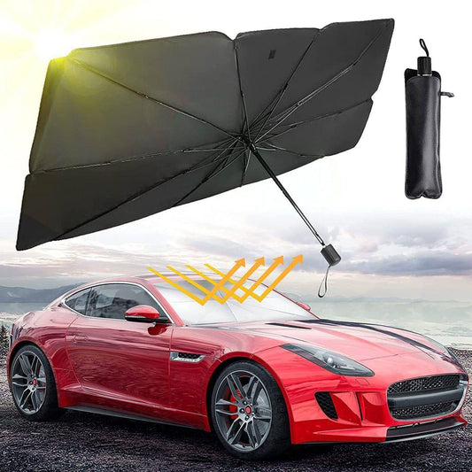Car Shade Front Windshield, Sun Shade Car Windshield Sunshade Car Umbrella, Foldable Car Windshield Shade Fits Various Sizes
