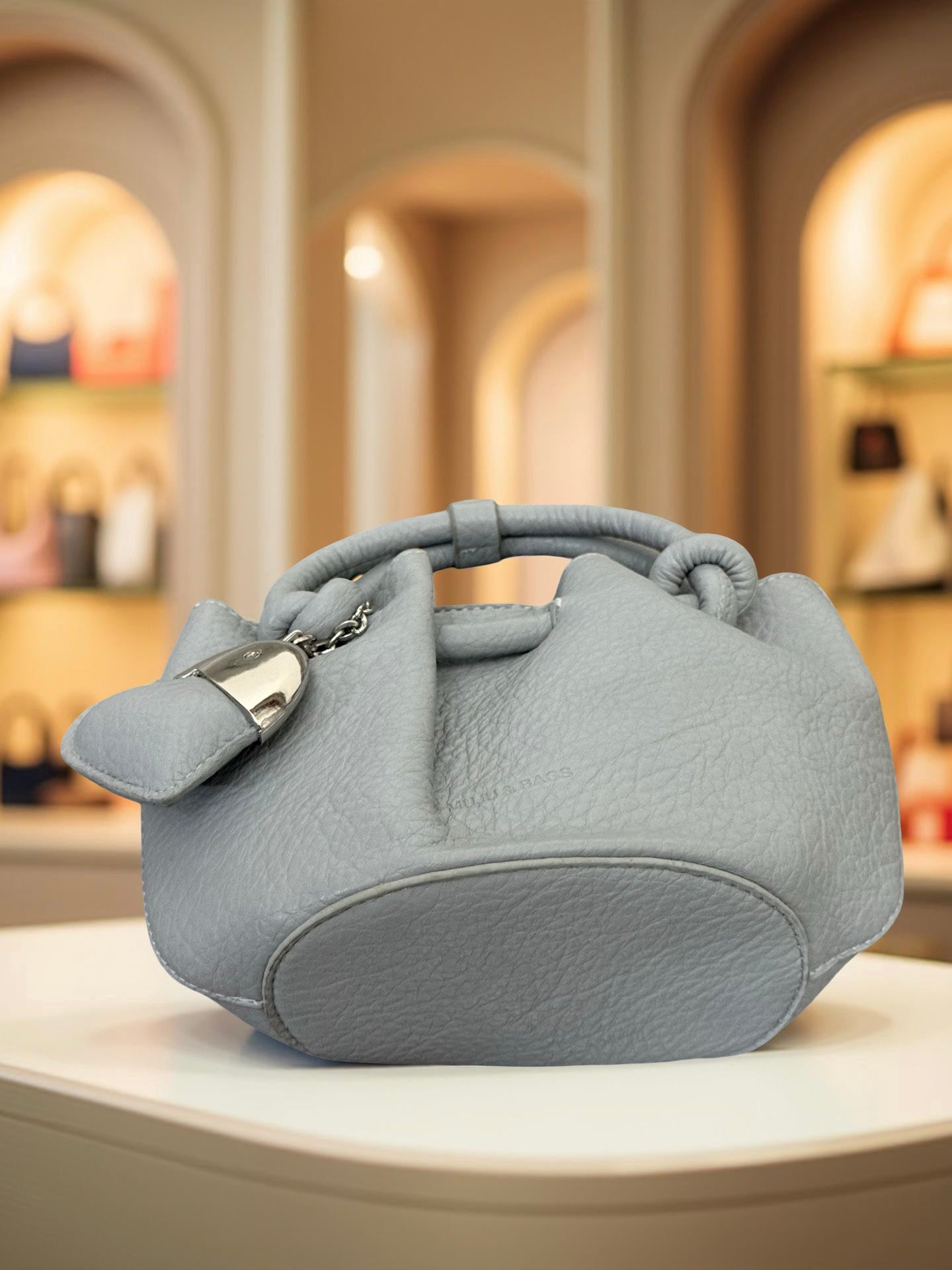 Premium Imported Leather Sling Bag with Removable Mini Purse